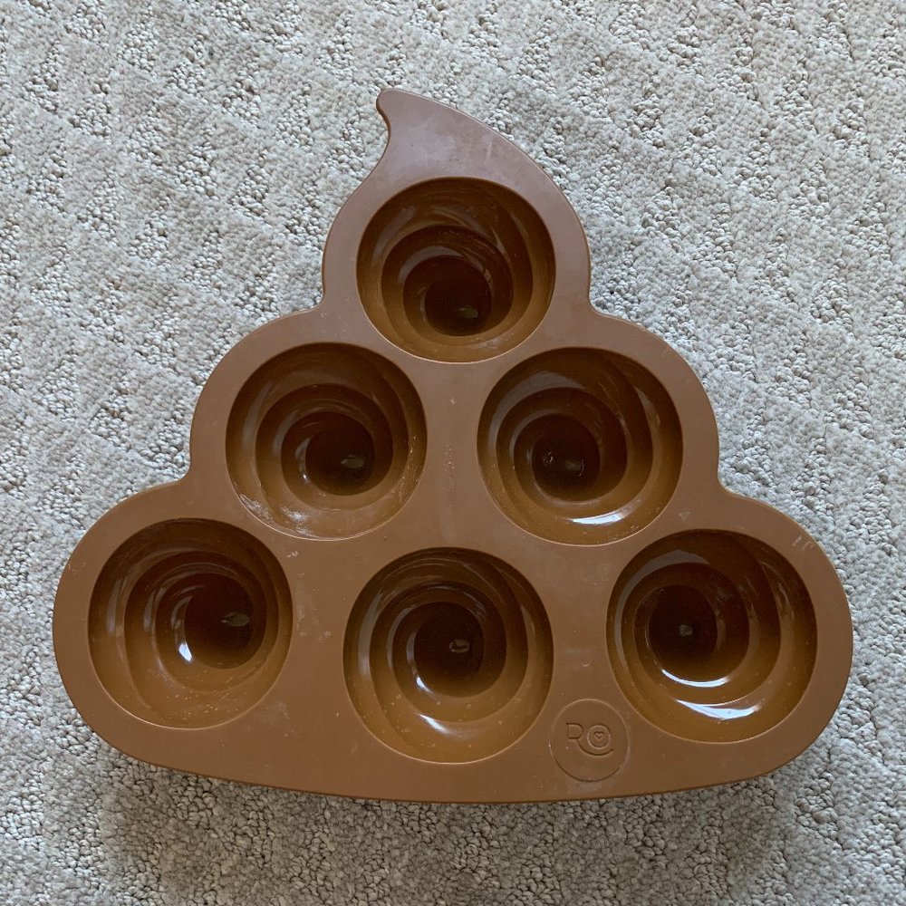 Emoji Poop Swirl Silicone Mold by Rosanna Pansino by Wilton Baking Cooking